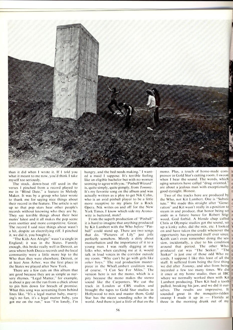 The Who - Ten Great Years - Page 56
